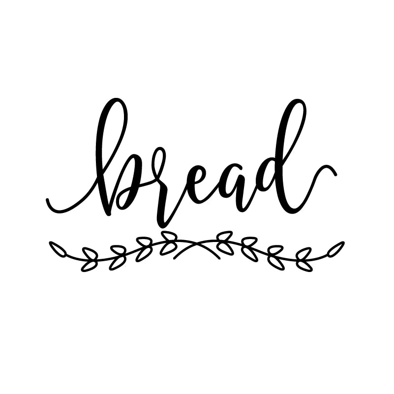 Bread Box Vinyl Sticker Bread Box Storage Label
