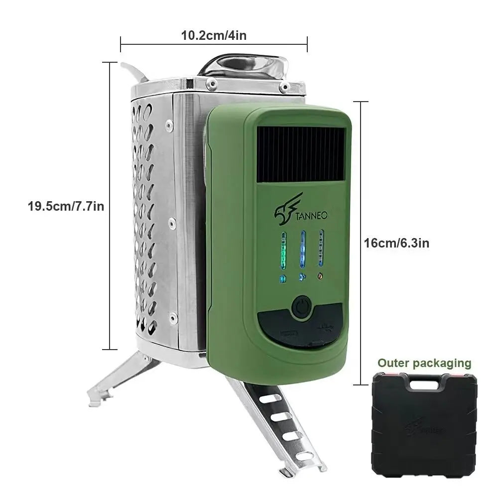 Outdoor Camping Smokefree Stove Power Generating Furnace Hiking