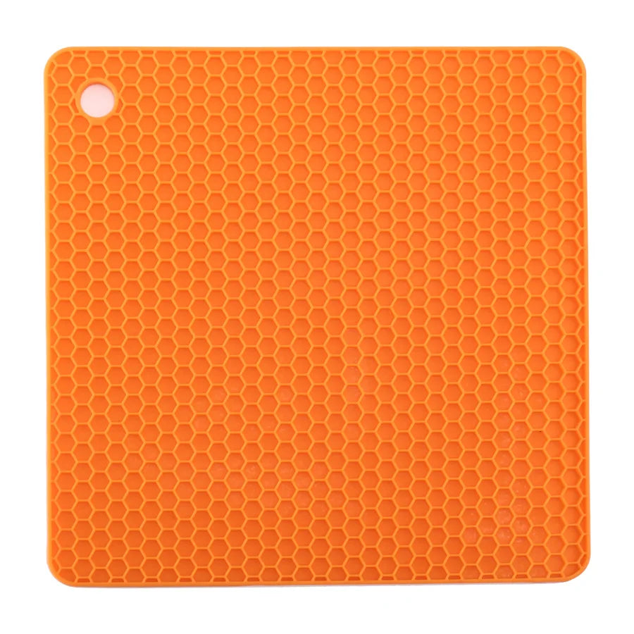 18cm Honeycomb Silicone Mat Drink Cup Coasters Heat