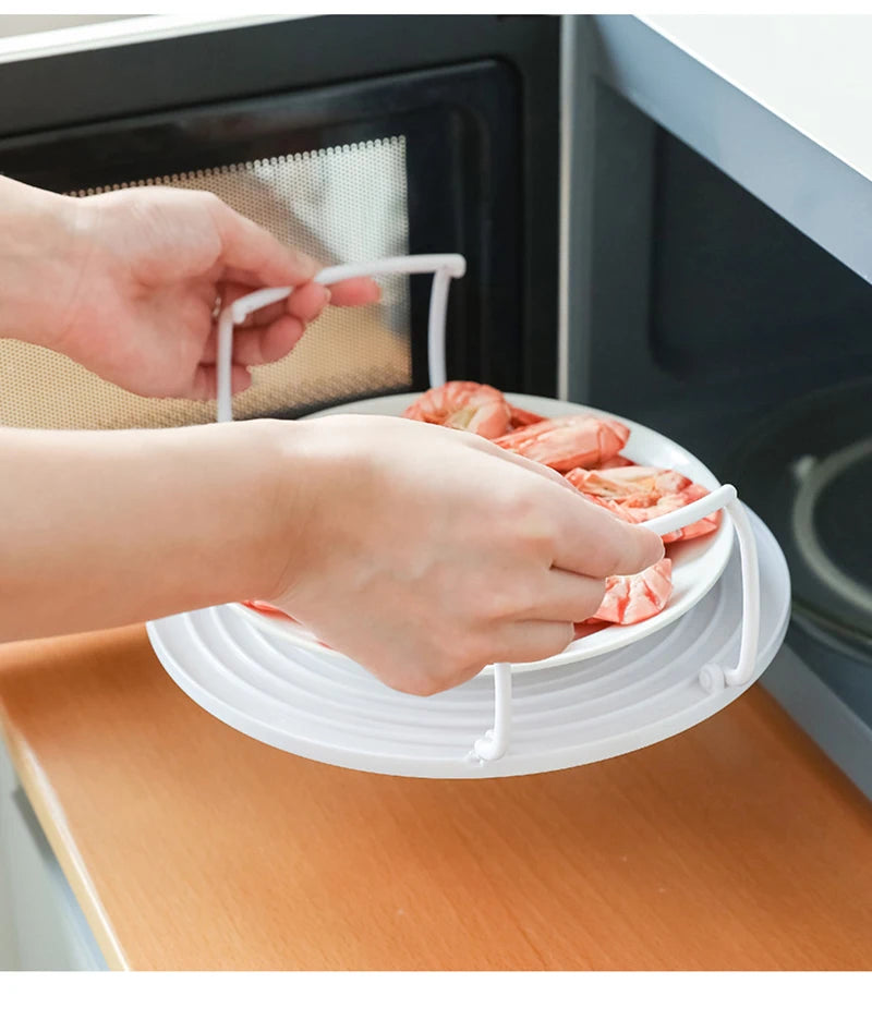 Microwave Storage Rack Meal Heating Tiered Steaming Rack