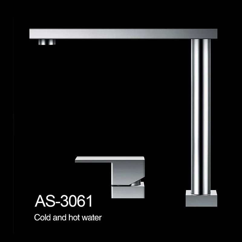 Asras Sink Faucet 304 Stainless Steel Lifting Faucet