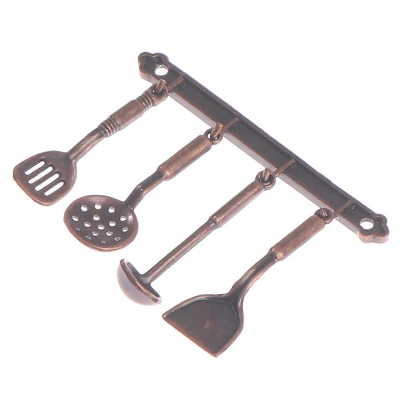 1/12 Dollhouse Miniature Mini Shovel Soup Spoon Storage