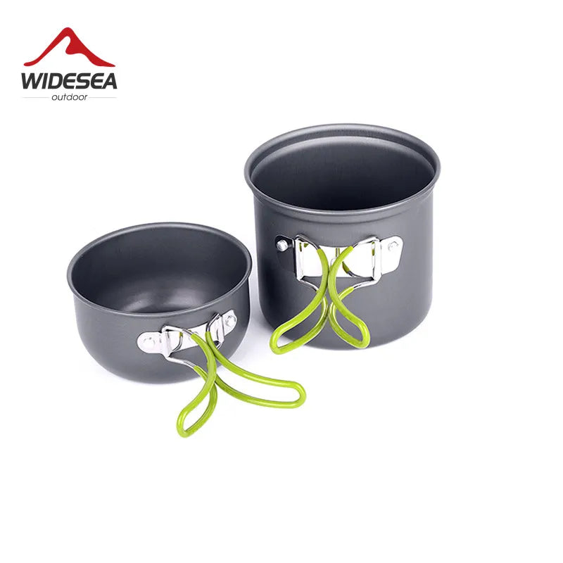 Widesea Ultralight Camping Cooking Utensils Outdoor Tableware Pot