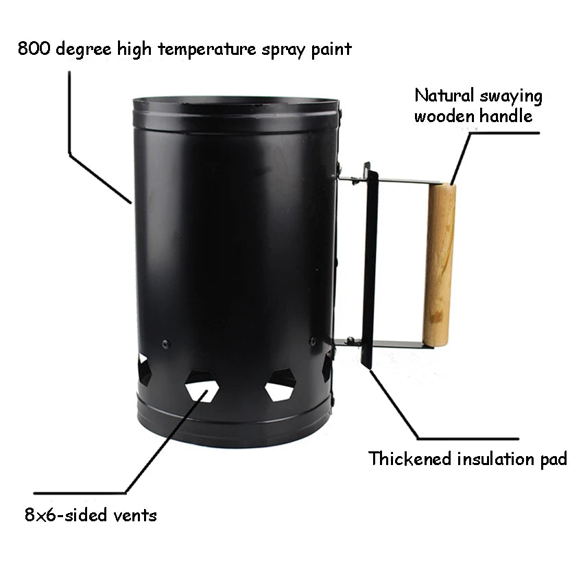 Quick Fire Starter Bucket High-Temperature Resistant Ignition