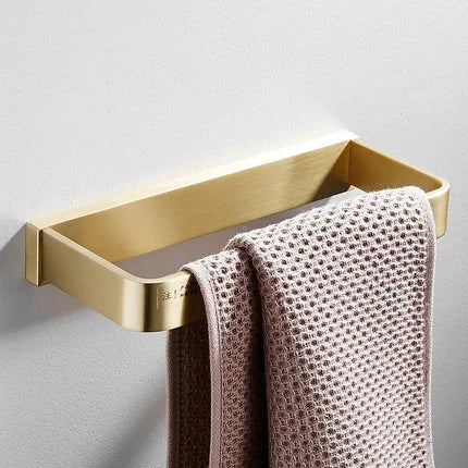 Bathroom Towel Rack Corner Shelf Paper Holder Hook