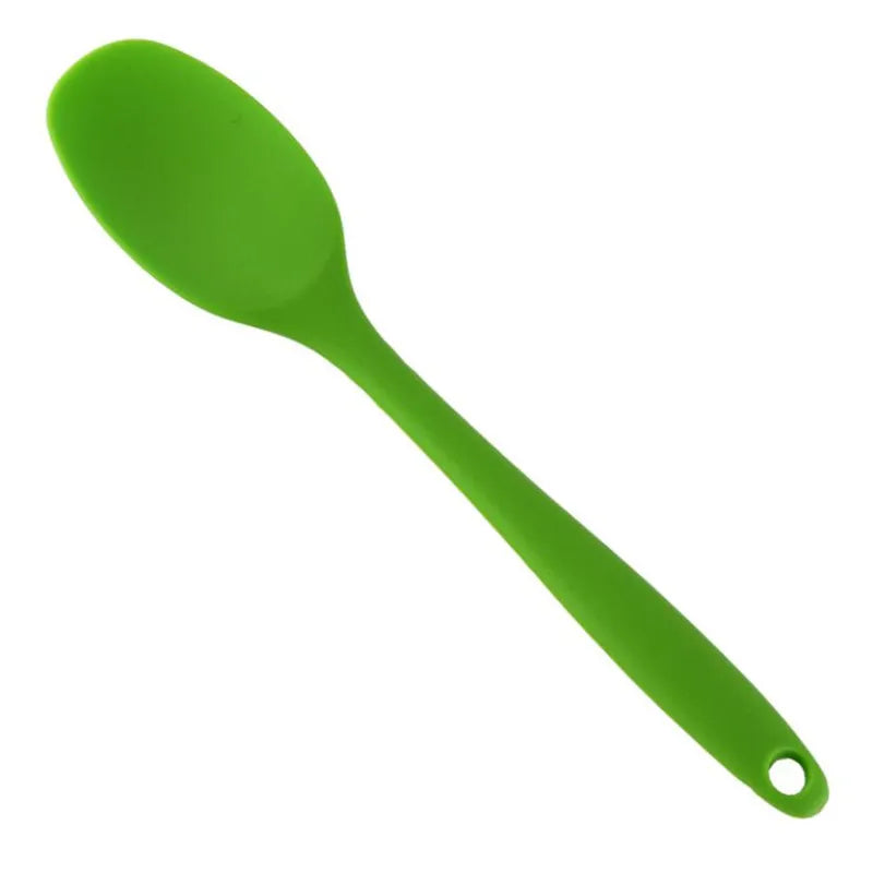 Cake Butter Spatula Silicone Spoon Mixing Spoon Long-Handled
