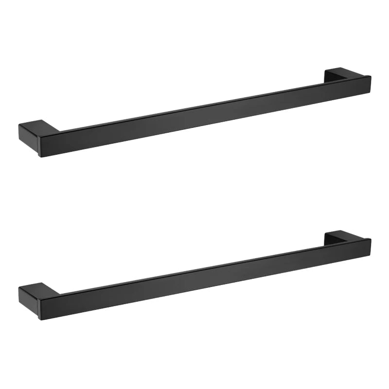 Matte Black Towel Bar Bathroom Hand Towel Holder