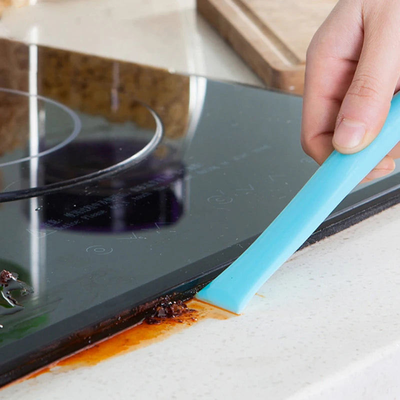 Gas Stove Double-End Cleaning Scraper Creative Decontamination