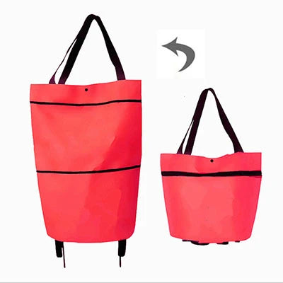 Folding Reusable Shopping Bags Small Pull Cart Buy