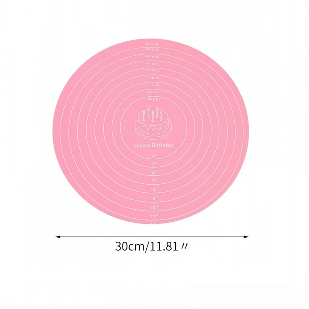 Silicone Cake Mat 12 Inch Round Silicone Mat