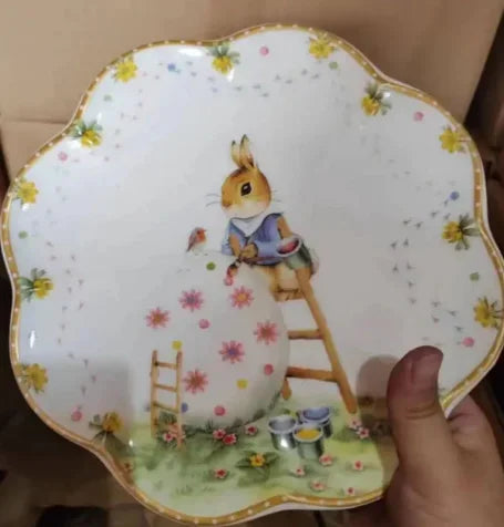German Weibao Christmas Tableware Flat Plate Round Dinner