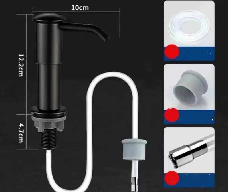 Counrtertop Dishes Dispenser Extention Tube Hand Press Soap