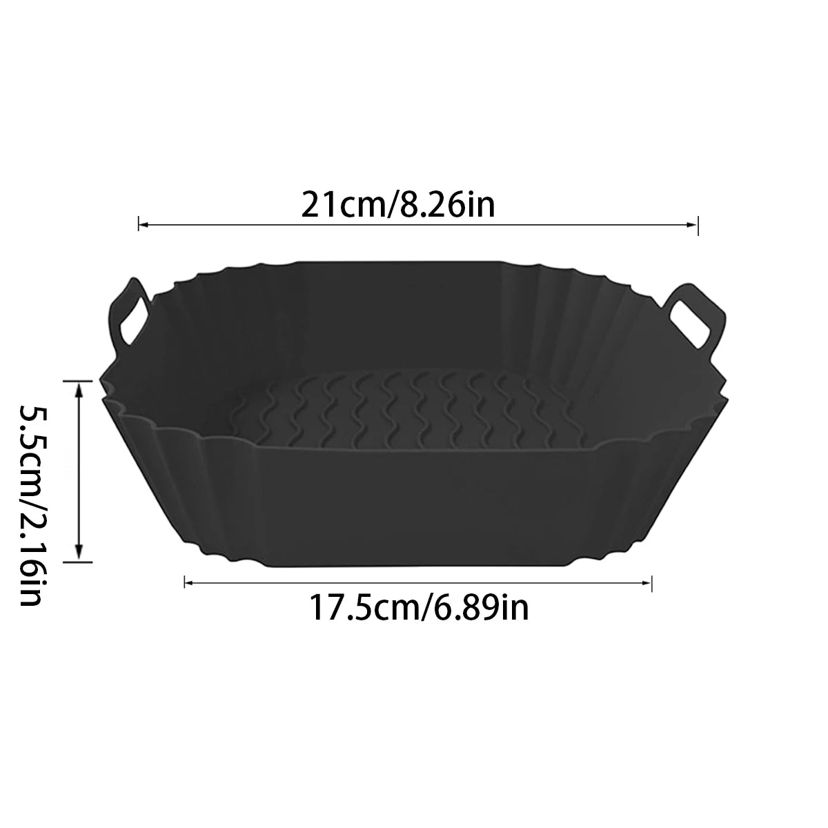 Air Fryer Silicone Liners Pot Airfryer Basket Cooking