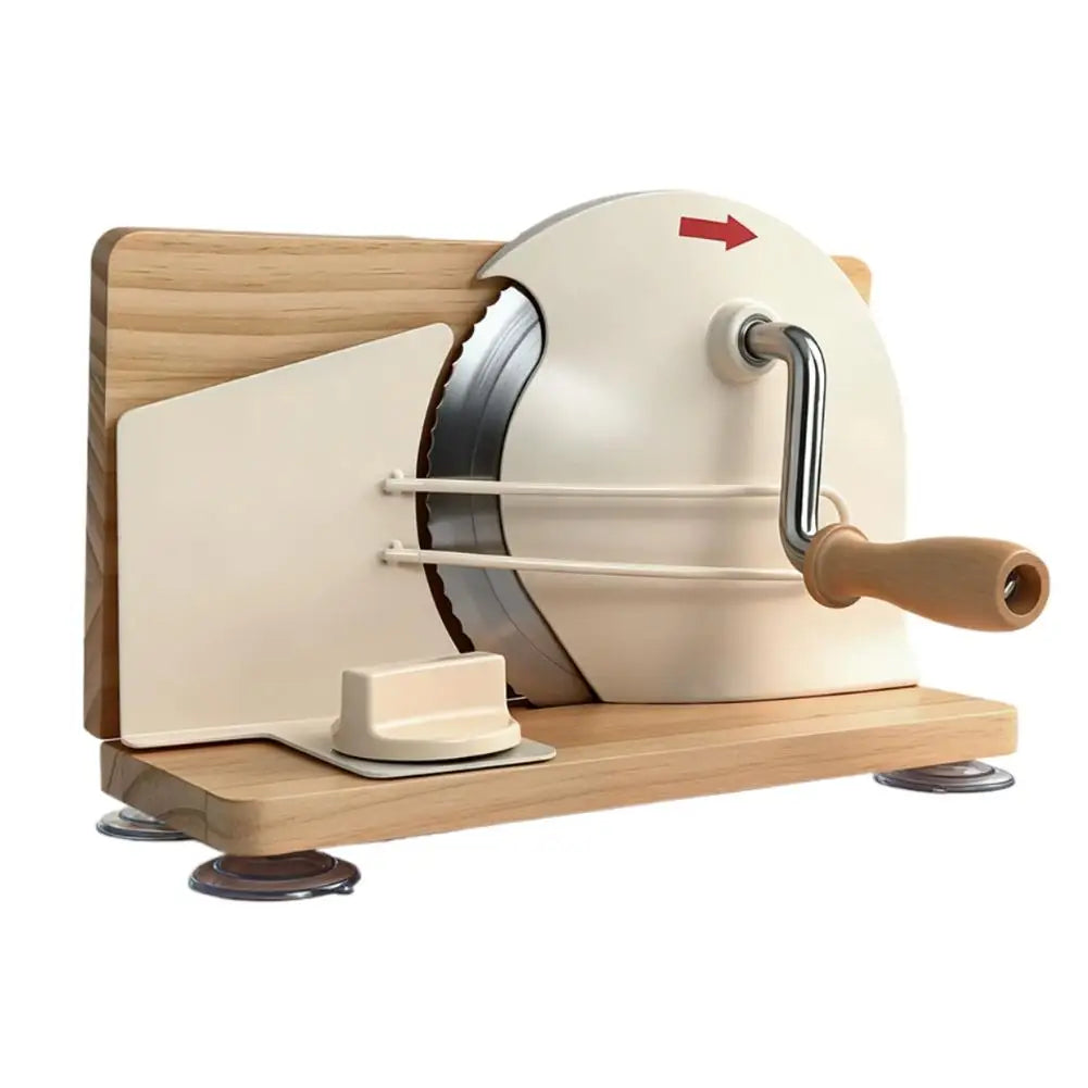 Hand Crank Bread Slicer 5-20mm Adjustable Thickness -