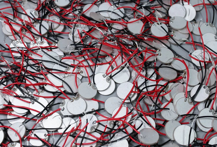 5pcs Circular Piezoelectric Sensor Pzt5 Chip Piezoelectric