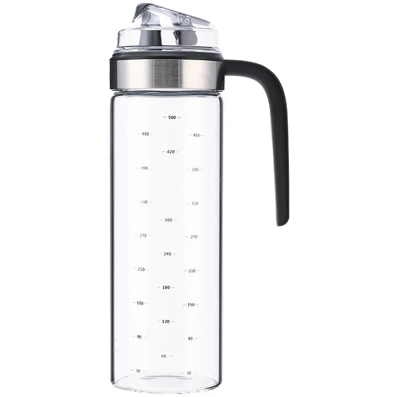 2pcs Cooking Seasoning Bottle Dispenser Sauce Bottle Glass