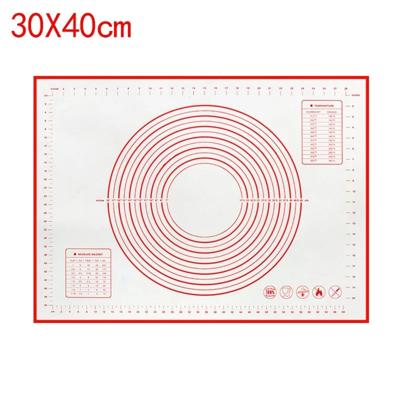 Silicone Pastry Mat Extra Thick Non Stick Baking