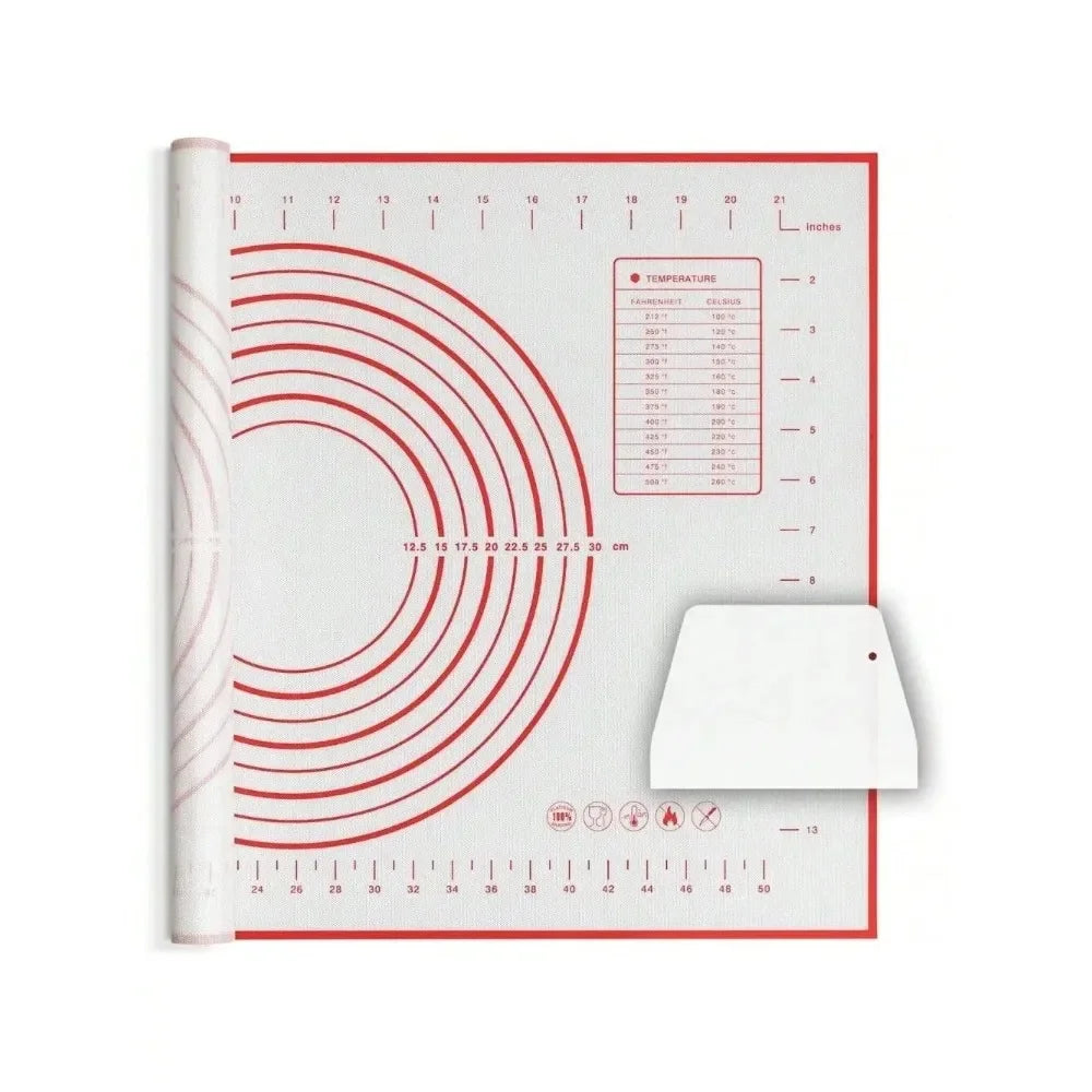 Silicone Baking Mat Non-Slip Pastry Mat Rolling Out