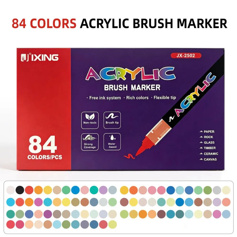 12-418 Colors Brand Upgrade Soft Brush Tip Acrylic