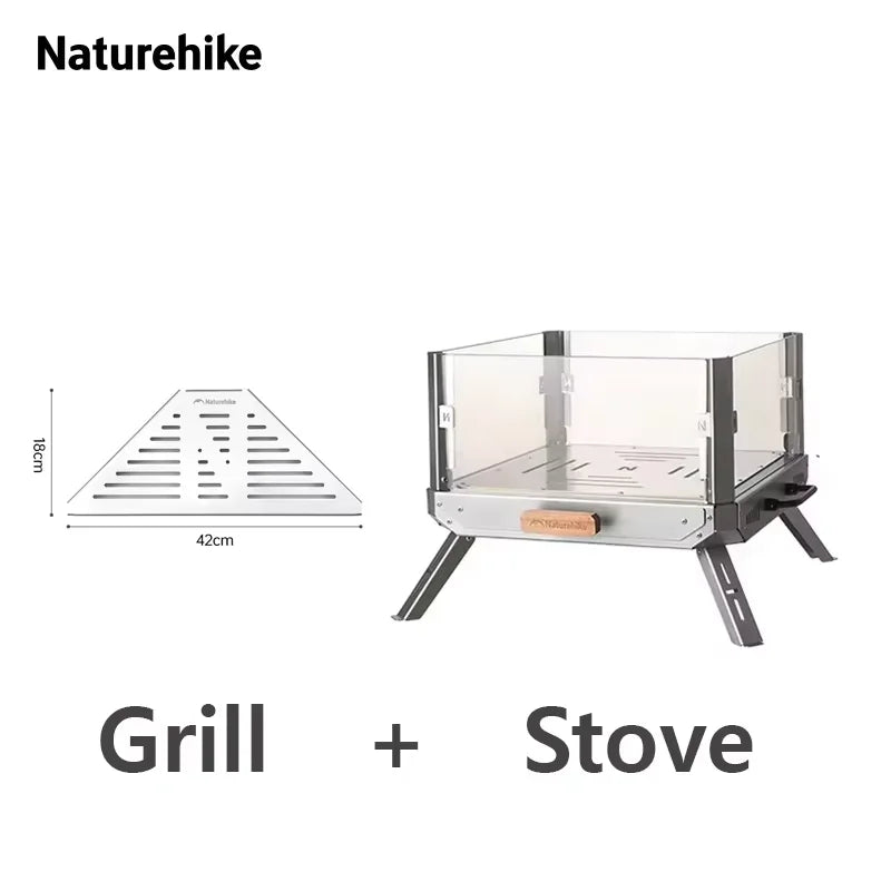 Naturehike Watch Fire Camping Wood Stove Firewood Square