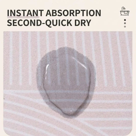 Non Slip Drying Mat Quick Dry Easy Clean