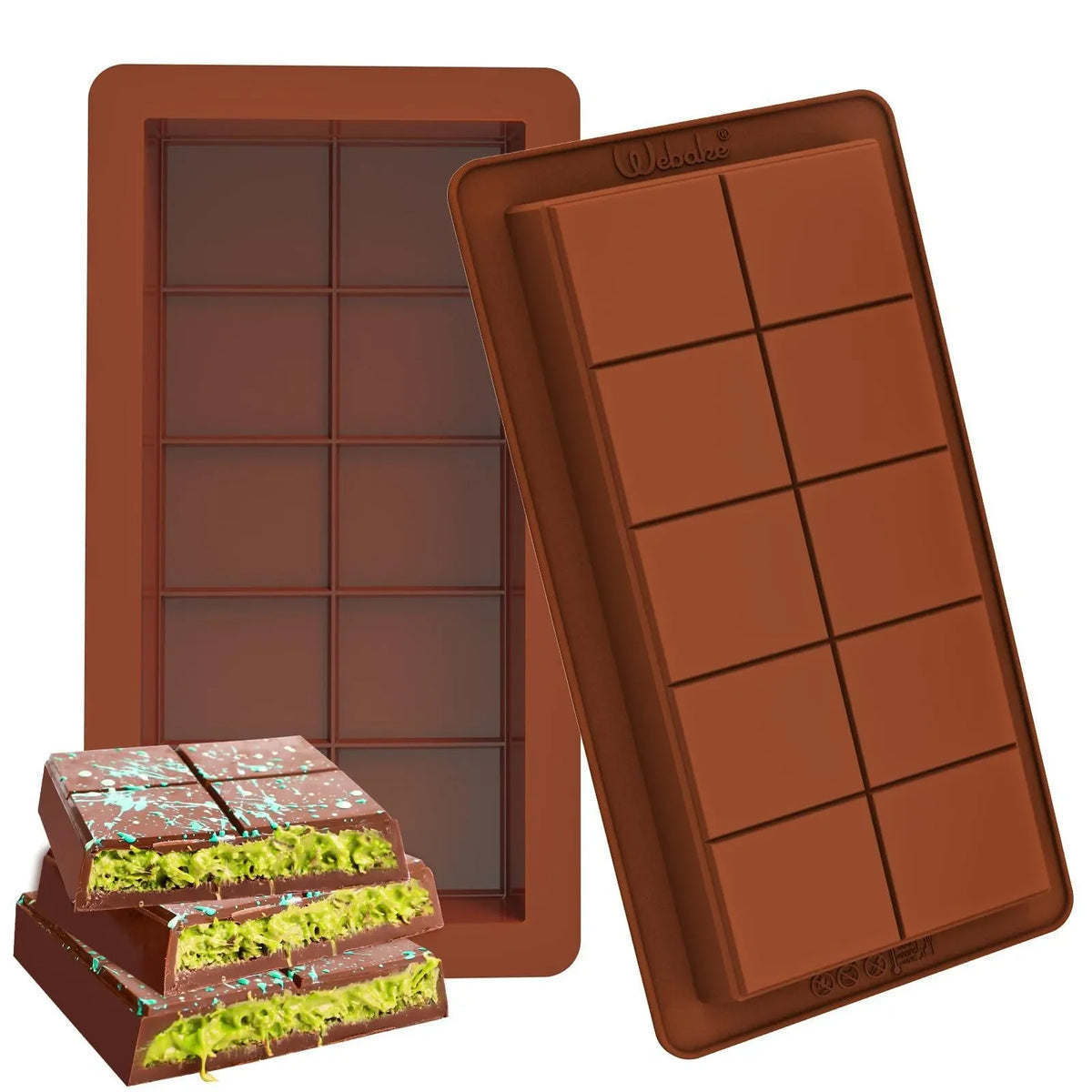 Food Grade Silicone Chocolate Mold Bar Pods Max