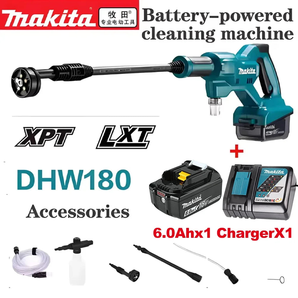 Makita Dhw180 18v Lxt Cordless High Pressure Washer