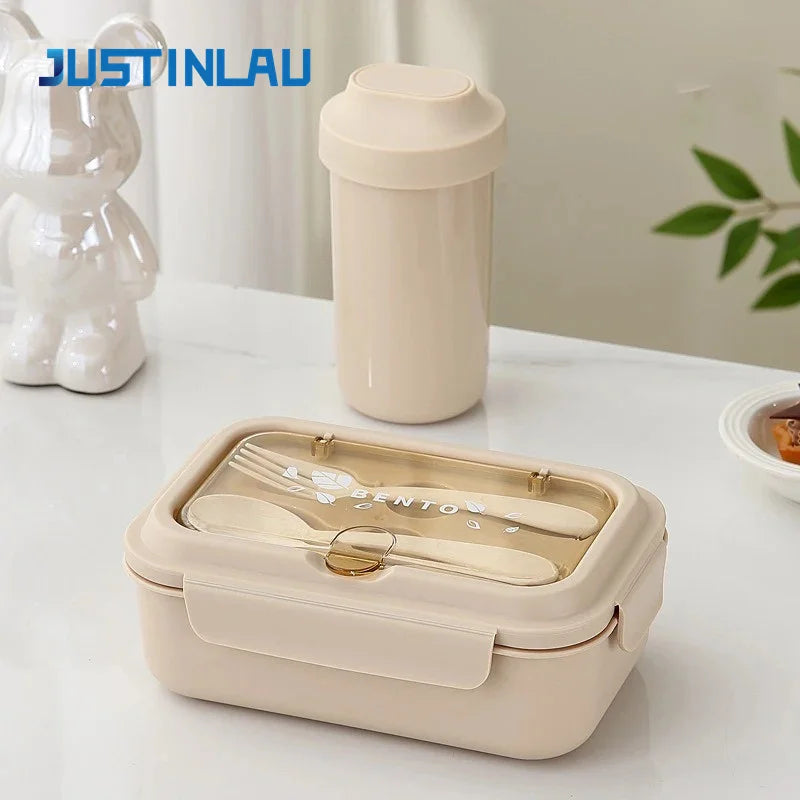 Lunch Box Children School Office Bento Box Compartment