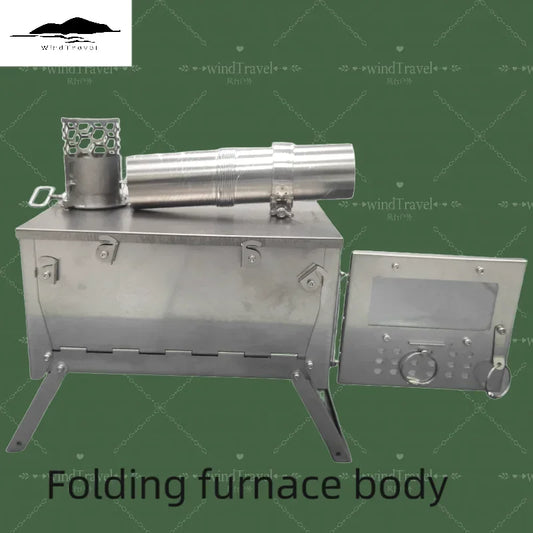 Titanium Stove Camping Wood Stove Outdoor Tents Foldable