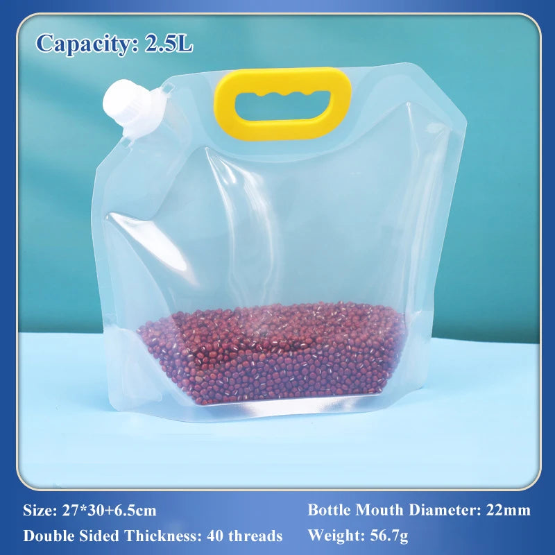 Sealable Grain Storage Bag Insect Proof Rice Dispenser
