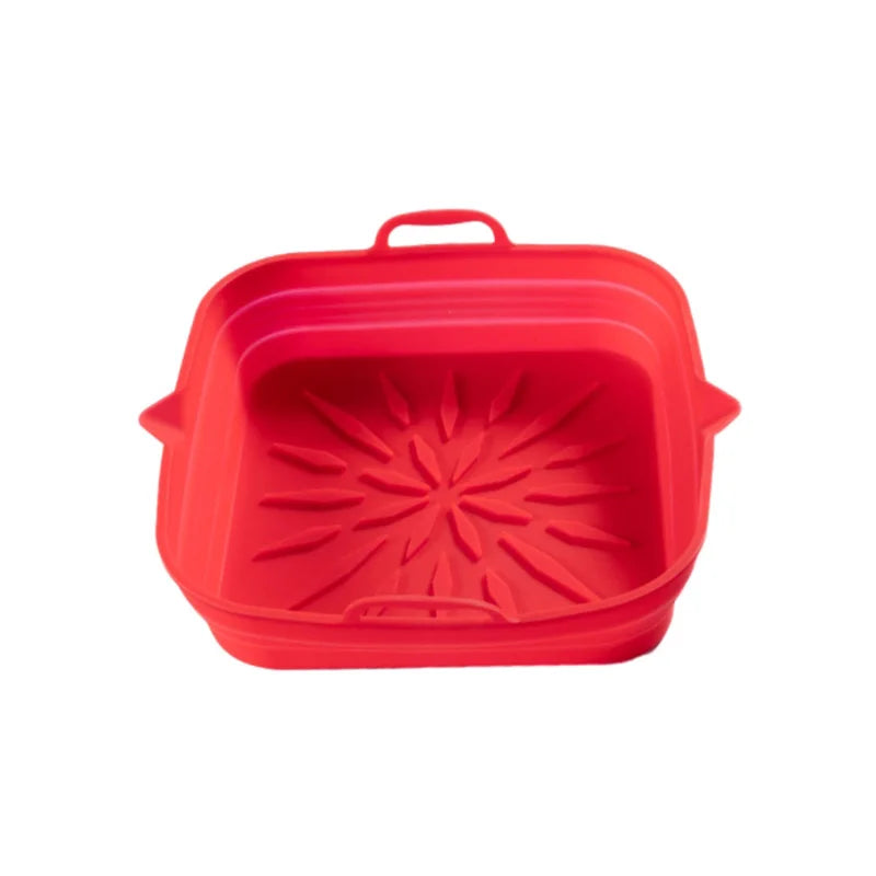 Silicone Air Fryers Liner Oven Baking Tray Square
