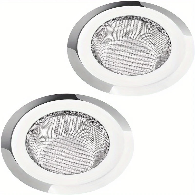 2pcs Sink Strainer Stainless Steel Sink Drain Strainer
