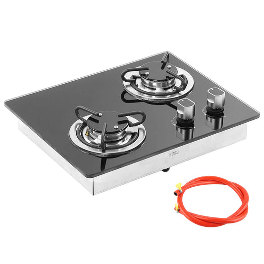 Rv Gas Stove Burners 8kw Power Tempered Glass