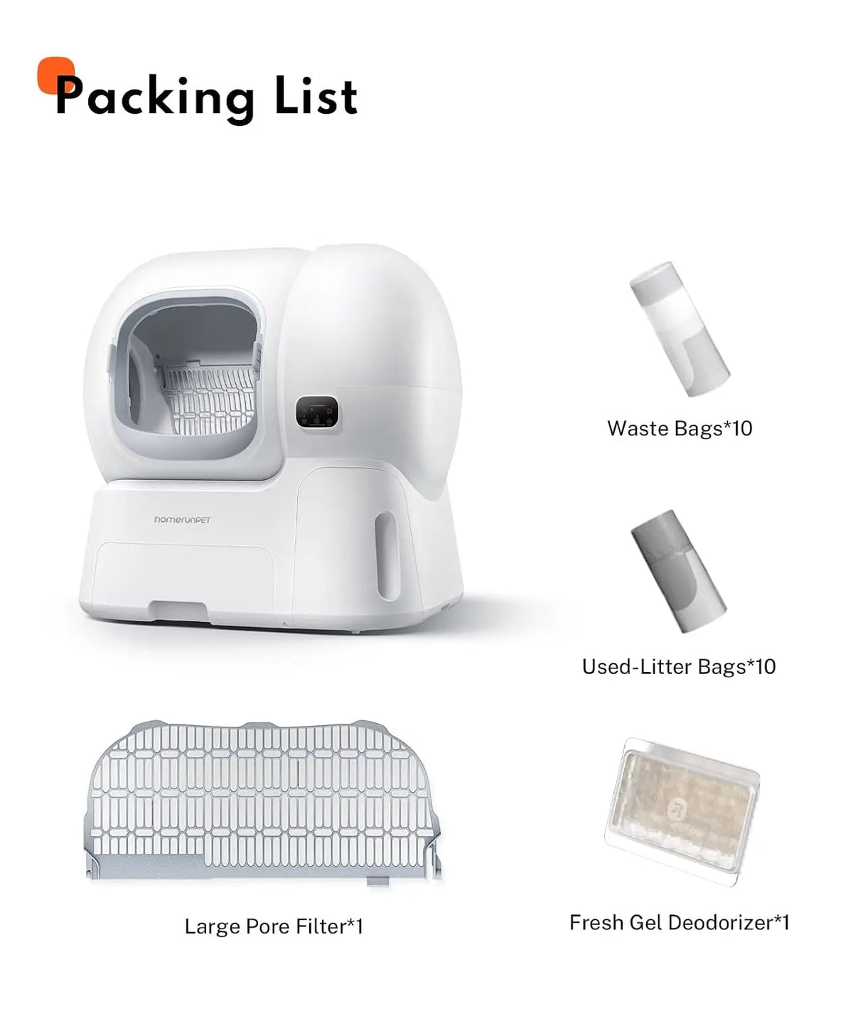Self Cleaning Litter Box - 106l Ultra Large