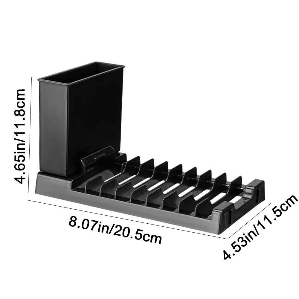 Plastic Foldable Dish Drying Rack In Space-Saving Utensils