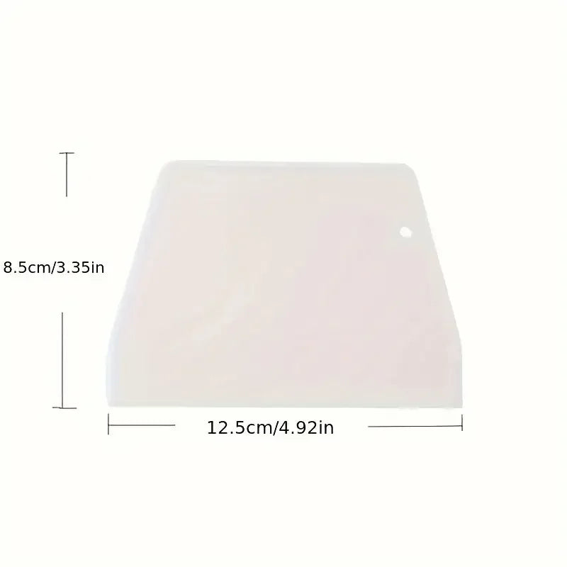 1pc Baking Plastic Dough Cutter & Scraper -