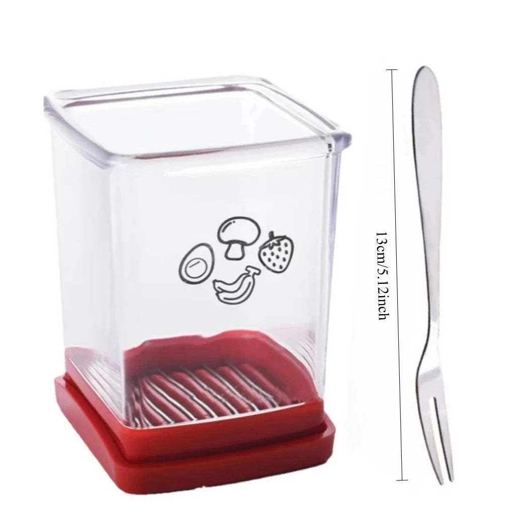 Strawberry Slicer - Fruit Slicer Container - Pro