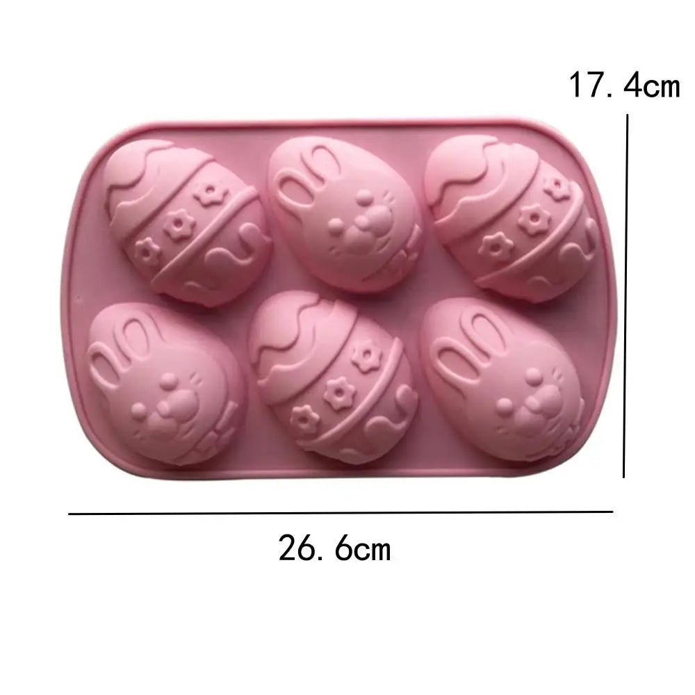 3d Easter Surprise Egg Chocolate Mold Silicone Rabbit