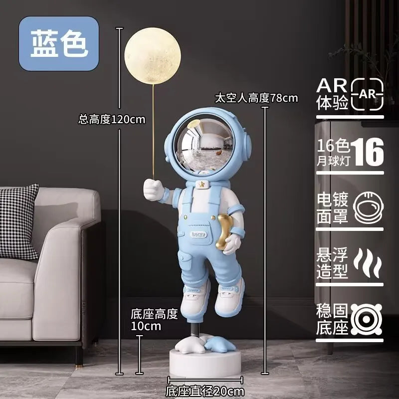 Decor Astronaut Statues Tray Storage Rack Art Ornaments