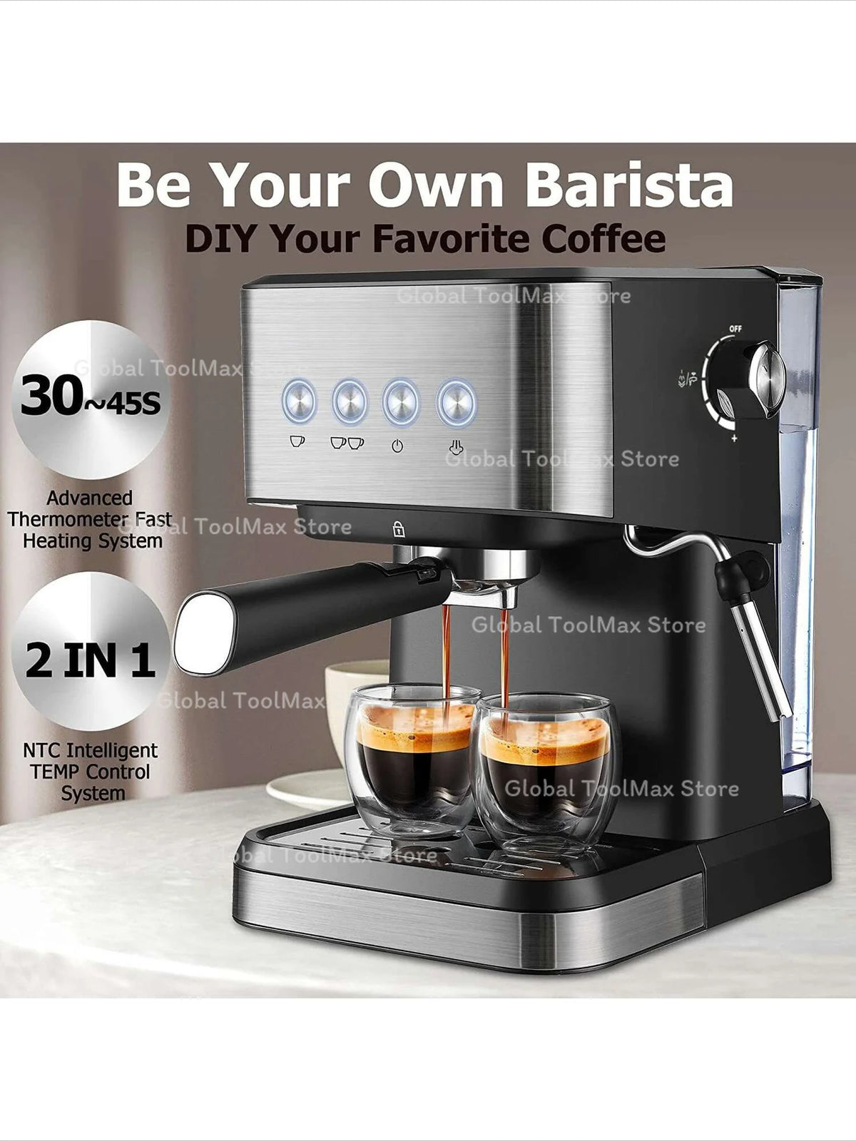Detachable Fully Automatic Coffee Machine Grinder Machine