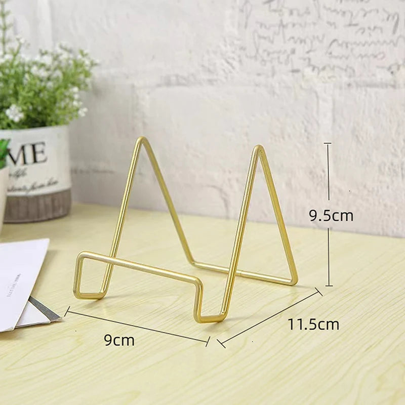 Iron Art Magazine Display Stand Dish Rack Plate