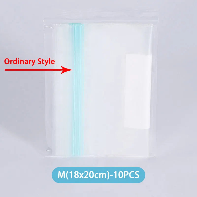 Reusable Zipper Bag Stand Up Zip Shut Plastic