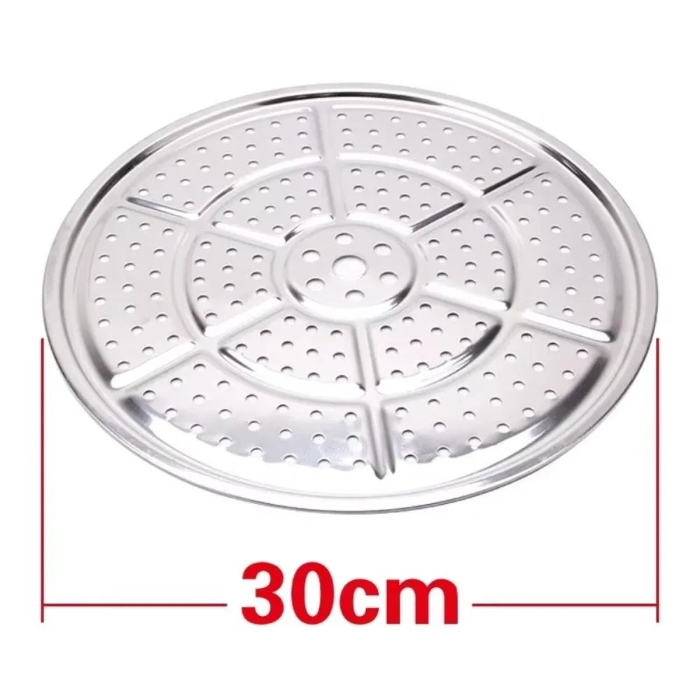 Durable Stainless Steel Steamer 16-34cm Compartment Steamed Rice