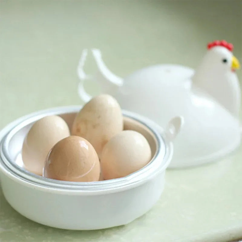 Lovely Chicken Shaped Egg Boiler Steamer Eggs 1egg