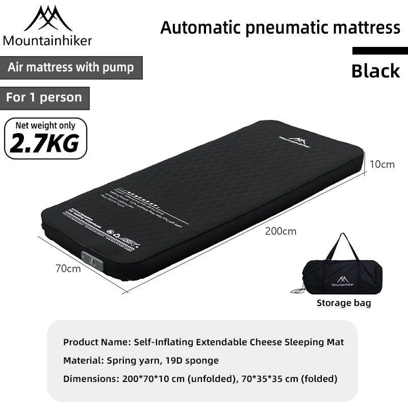Mountainhiker Upgrade Inflatable Mattress 10cm Thick Sleeping Pad