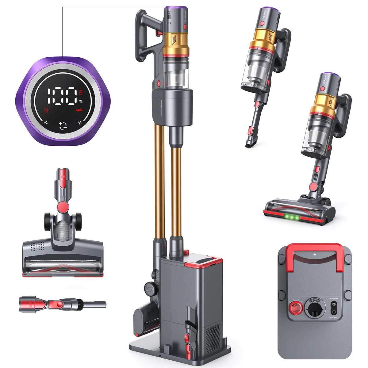 Lubluelu X1000 Vacuum Auto Empty Base Station 70kpa