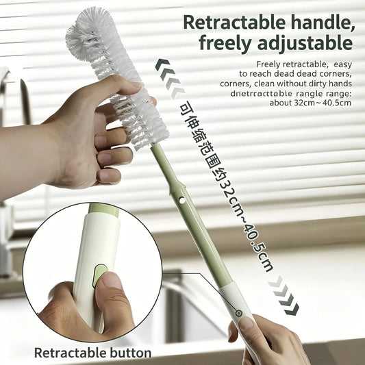 1/2pc Milk Bottle Brush Cup Scrubber Glass Cleaner