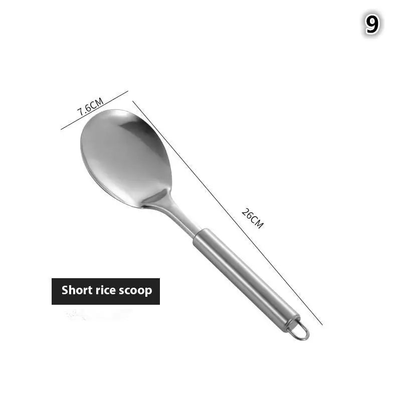 Cookware Cooking Utensils Stainless Steel Shovel Soup Spoon