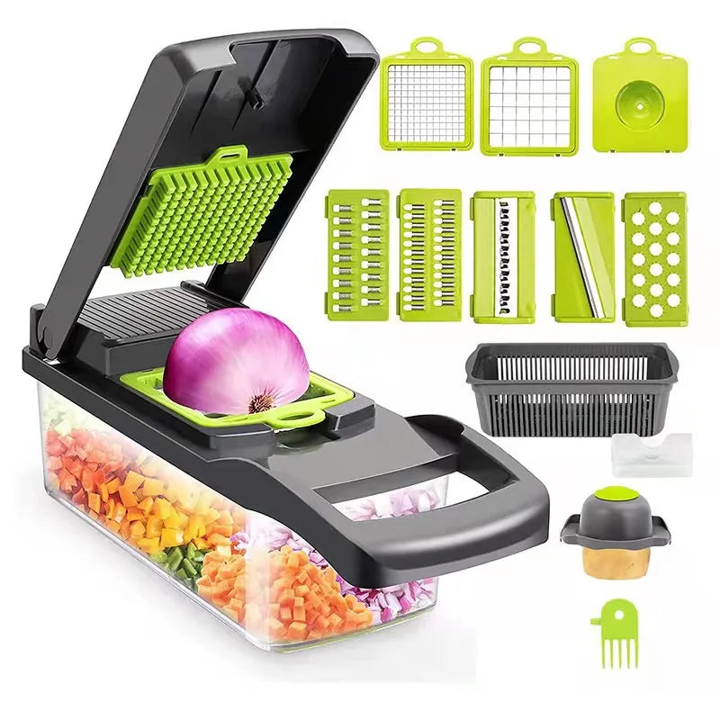 Vegetable Cutter Dicing Blades Slicer Shredder Fruit Peeler