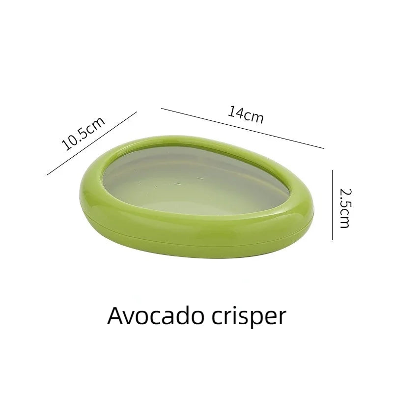 1pc/4pc Silicone Fruit Vegetable Fresh-Keeping Box Food Storage